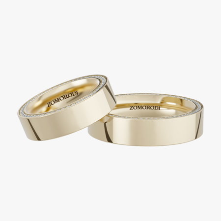 Linus Diamond Matching Wedding Rings